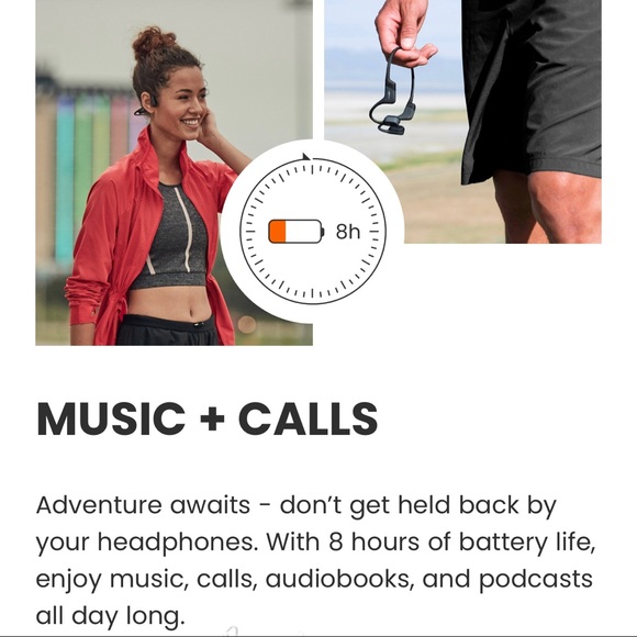 Aeroplex AfterShokz Bone Conduction Headphones. - Picture 5 of 8